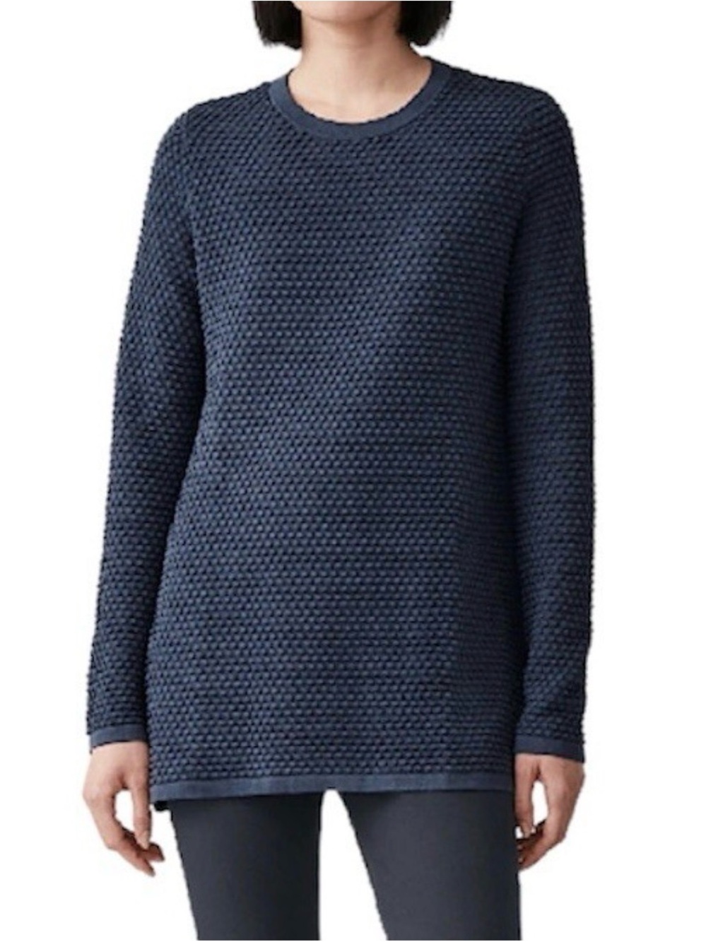 COS Waffle Textured Crewneck Sweater